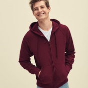 Lightweight hooded sweatshirt jacket