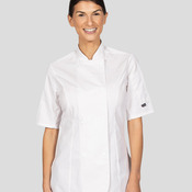 Dennys Ladies Short Sleeve Premium Chef's Jacket