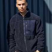 Front Row Recycled Sherpa Fleece Jacket