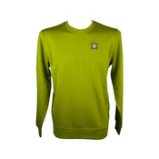 Changer Iconic Crew Neck Sweatshirt | Moss Green & Heather Grey