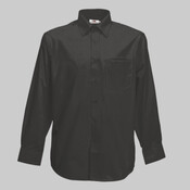 Fruit of the Loom Long Sleeve Poplin Shirt