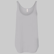 Bella Ladies Flowy Side Slit Tank Top