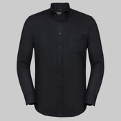 Russell Collection Tailored Long Sleeve Oxford Shirt