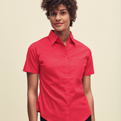 Ladies' Short Sleeve Poplin Shirt