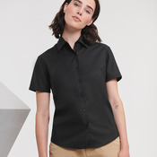 Women's short sleeve Oxford shirt