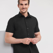 Men's Short Sleeve Fitted Stretch Shirt