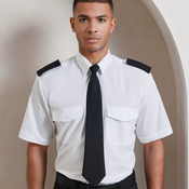 Short sleeve pilot shirt