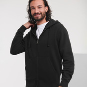 Authentic zipped hooded sweat