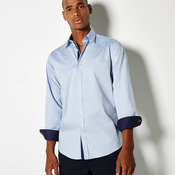 Contrast premium Oxford shirt (button-down collar) long-sleeved (tailored fit)