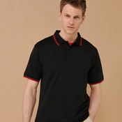 Henbury Coolplus® Tipped Polo Shirt