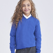 AWDis Academy Kids V Neck Sweatshirt