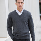 Henbury Lambswool V Neck Sweater