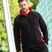Finden + Hales Contrast Micro Fleece Jacket
