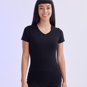 SF Clothing Ladies Feel Good Stretch V Neck T-Shirt