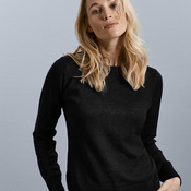 Ladies' Crew Neck Knitted Pullover