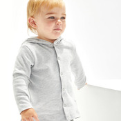 Baby stripy hooded T