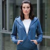 Russell Ladies Authentic Melange Zip Hoodie