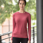 Russell Collection Ladies Cotton Acrylic Crew Neck Sweater