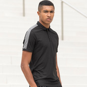 Finden + Hales Unisex Contrast Panel Piqué Polo Shirt