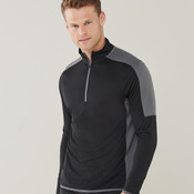 Finden + Hales Contrast Zip Neck Midlayer Top