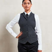 Premier Ladies Herringbone Waistcoat