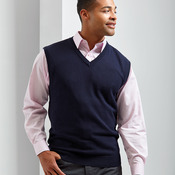 Premier Sleeveless Cotton Acrylic V Neck Sweater