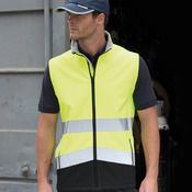Result Safe-Guard Printable Safety Soft Shell Gilet