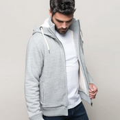 Kariban Vintage Sherpa Lined Hooded Sweatshirt