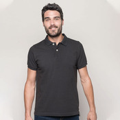 Men's vintage short sleeve polo shirt