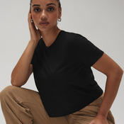 Women's Flowy Cropped Tee