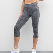 Tombo Ladies Seamless Cropped Leggings