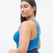 Tombo Ladies Seamless Panelled Crop Top
