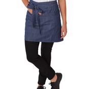 Denim Waist Apron With Pocket