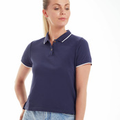 The Women's Tipped Polo