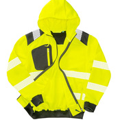 Recycled robust zipped safety hoodie