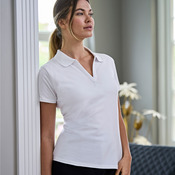 Women's Luxury Stretch V-Neck Polo