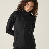 Women's venturer 3-layer hooded softshell jacket