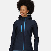 Regatta Ladies Venturer Three Layer Hooded Soft Shell Jacket