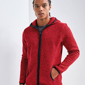 TriDri® Melange knit fleece jacket