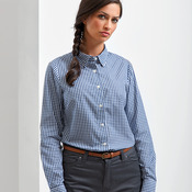 Premier Ladies Maxton Check Long Sleeve Shirt