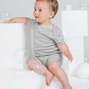 BabyBugz Baby Short Sleeve Striped Bodysuit