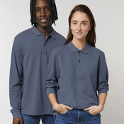 Prepster long sleeve unisex polo (STPU332)