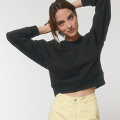 Stella Cropster Wave Terry women's cropped crew neck sweatshirt (STSW874)