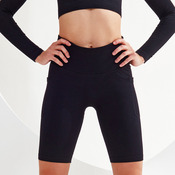 Women’s TriDri® ribbed seamless '3D Fit' cycle shorts