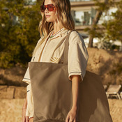 Oversized canvas tote bag