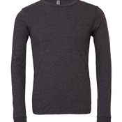 Unisex heather CVC long sleeve t-shirt