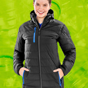 Black Compass Padded Winter Jacket