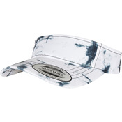 Batik dye curved visor cap