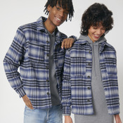 Unisex River check shirt jacket (STJU950)
